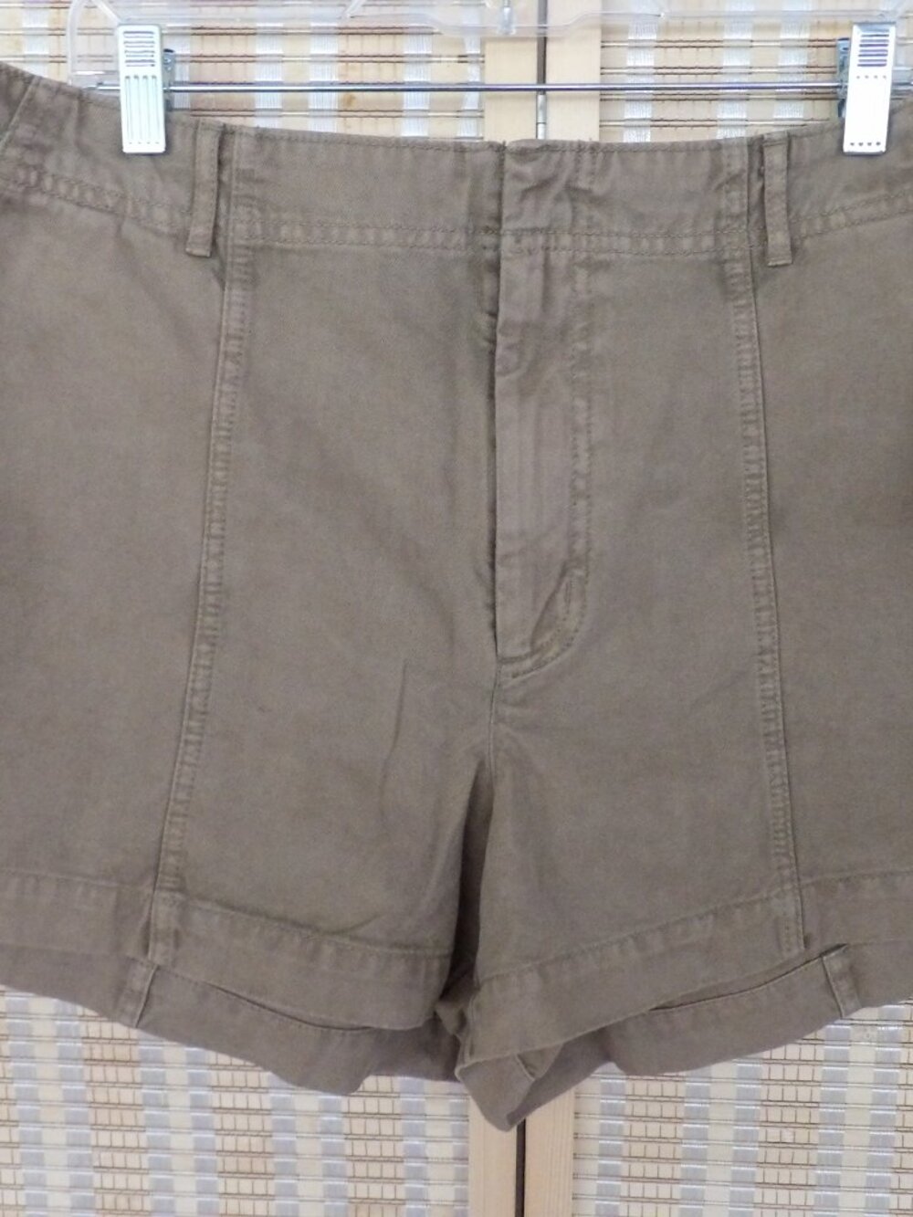 NWT Women's Universal Thread Size 14 High Rise Brown Trouser Shorts